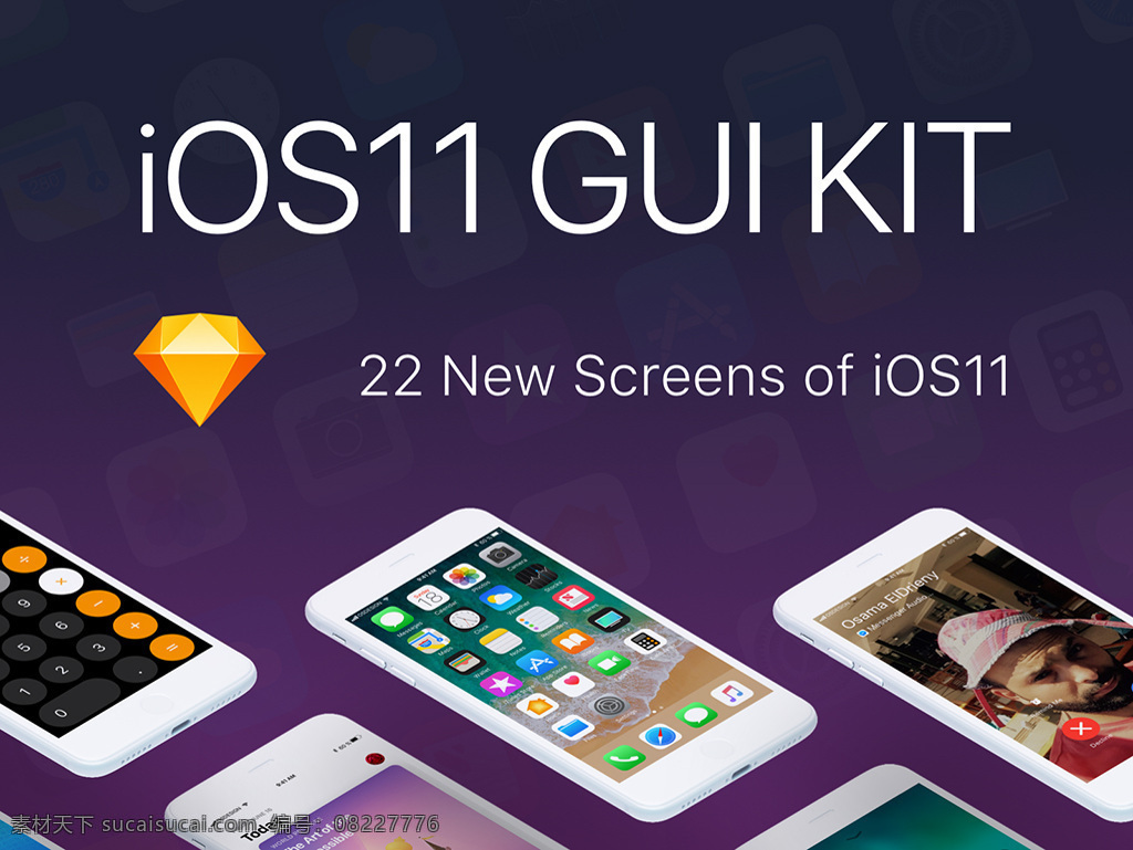 ios guisketch 移动应用 app界面 app设计 ui界面 移动界面 个人中心 sketch 格式