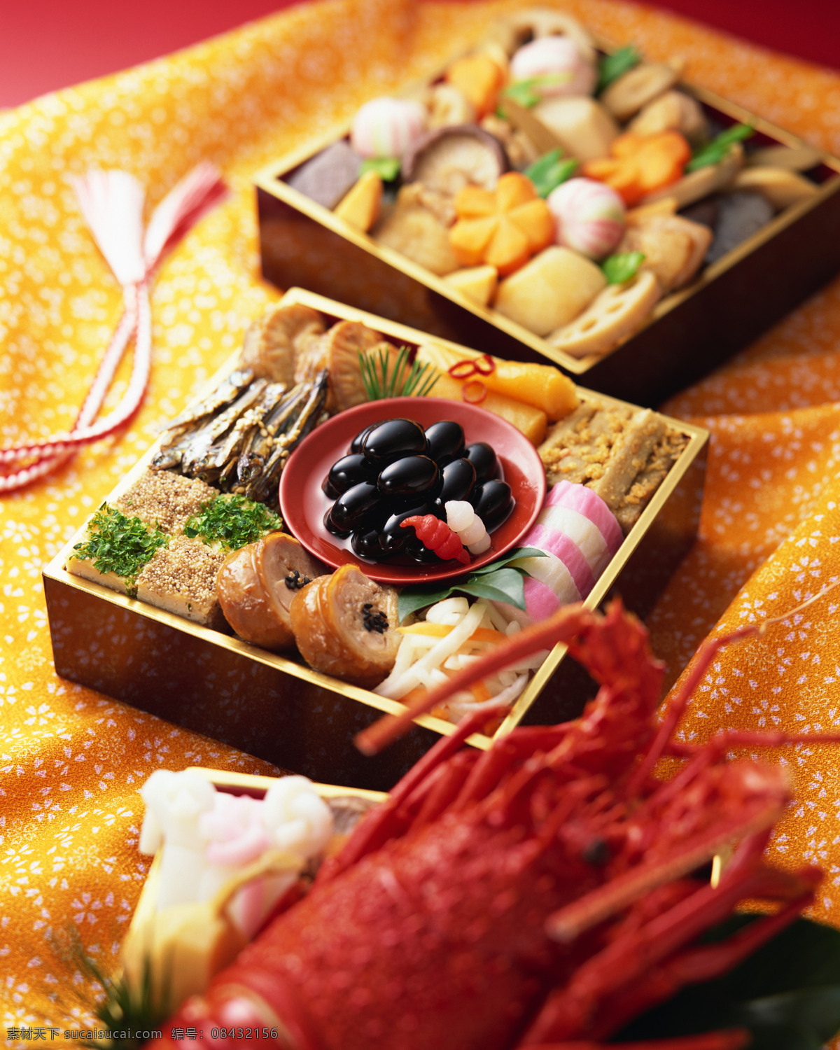 日本料理 料理 盘子 蛋糕 糕点 点心 红虾 龙虾 日韩饮食 餐饮美食