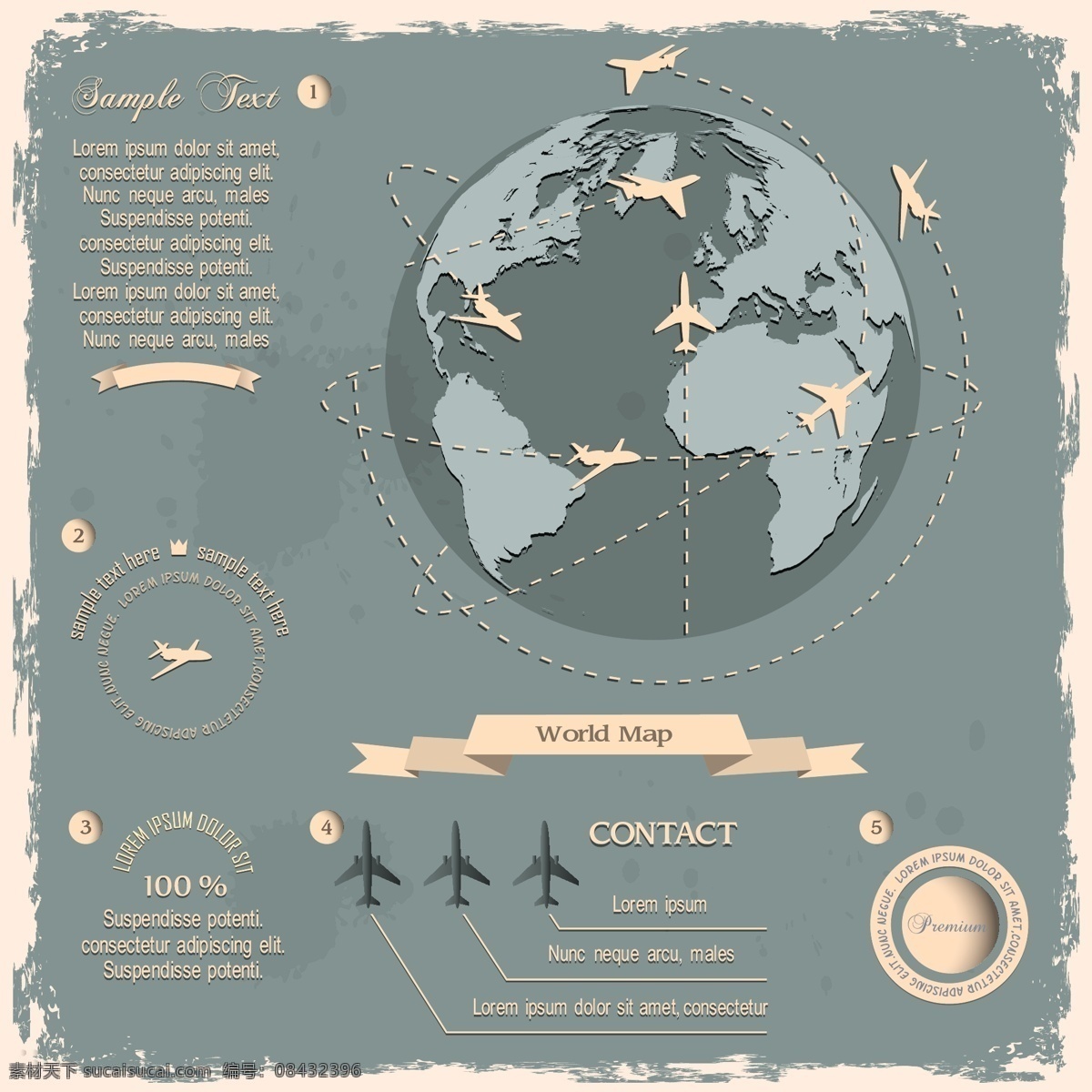 飞机 斑驳边框 矢量地球 卡通地球 手绘地球 地球插画 地球集合 创意地球 艺术地球 时尚地球 地球仪 图标标签标志 标志图标 其他图标