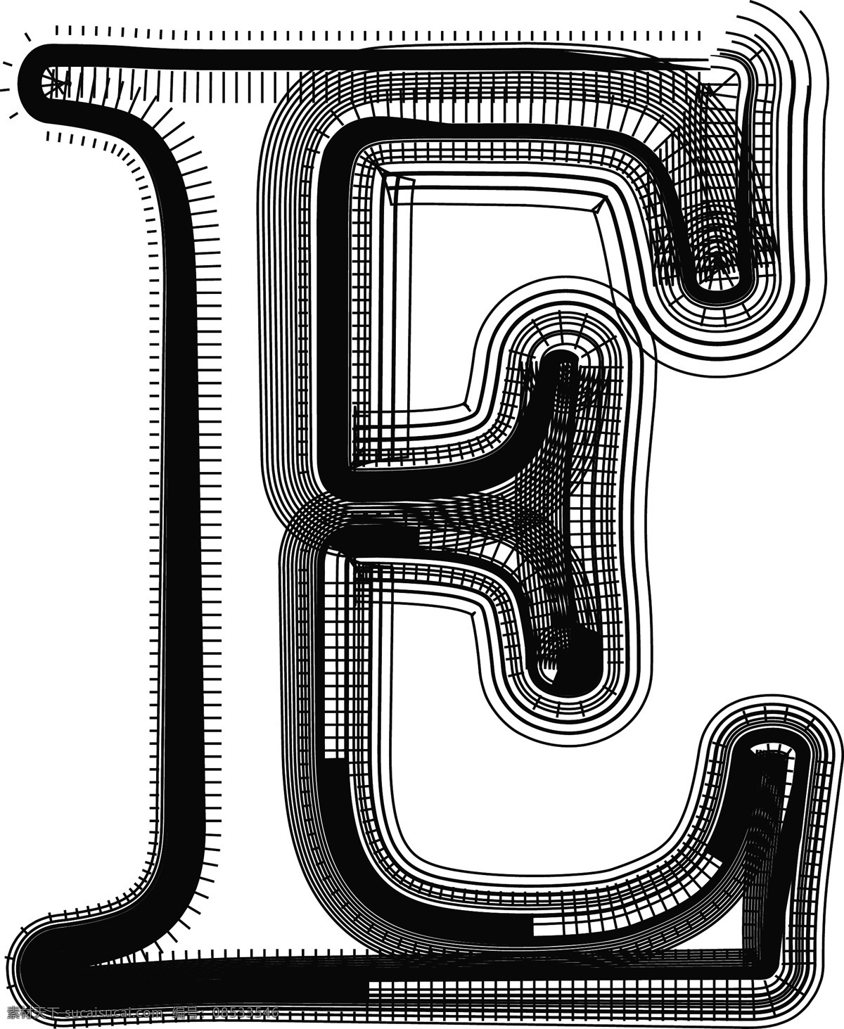 字体 说明 字母 e 矢量图 其他矢量图
