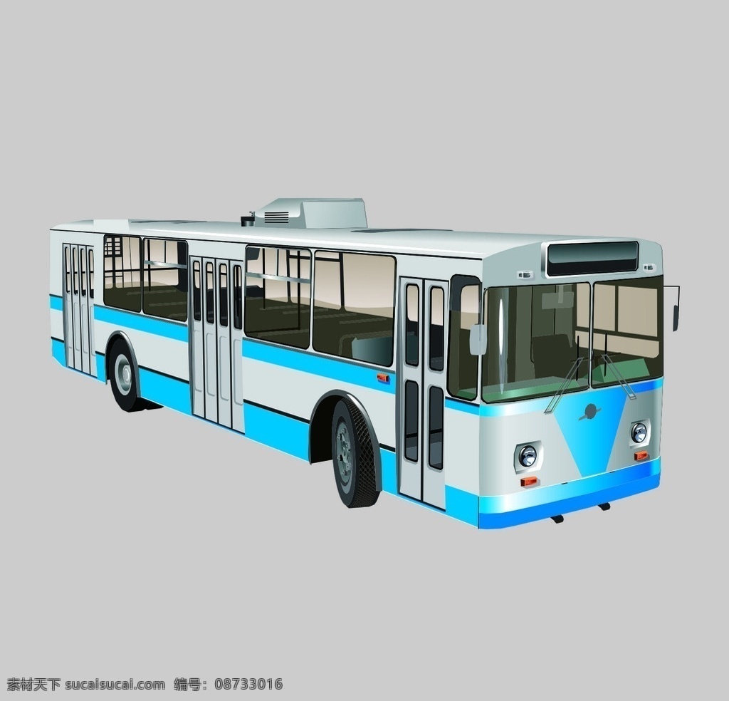 矢量公交车 立体公交车 公司班车 3d公交车 公司接送车 企业标识系统 vi设计