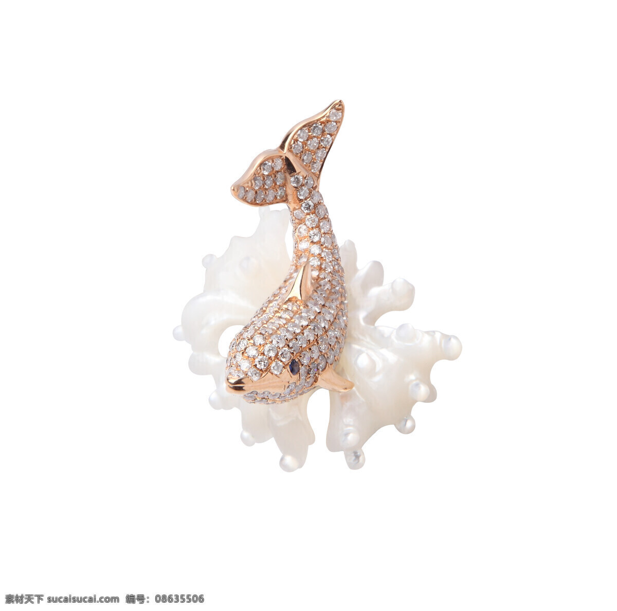 动物 珊瑚 生活百科 生活素材 珠宝 钻石 鲸鱼 珊瑚鲸鱼 24k 珠宝类摄影 psd源文件