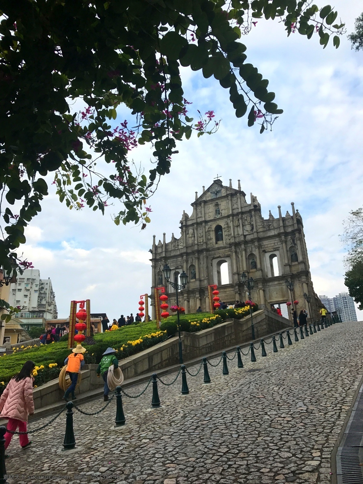 澳门 大三巴牌坊 澳门景点 澳门风光 人文景观 自然景观 澳门旅游 牌坊 欧式建筑 旅游摄影 国内旅游