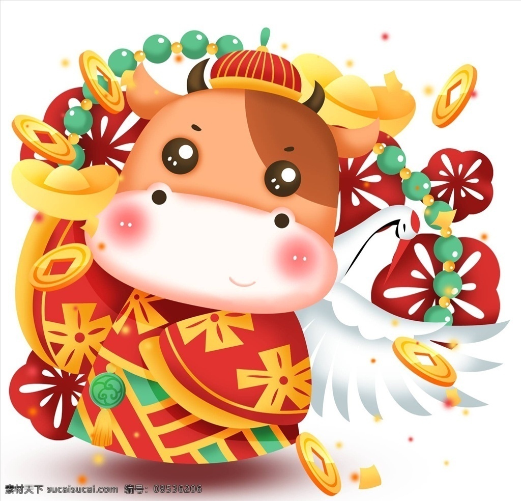 牛年元素素材图片下载-素材编号08536206-素材天下图库