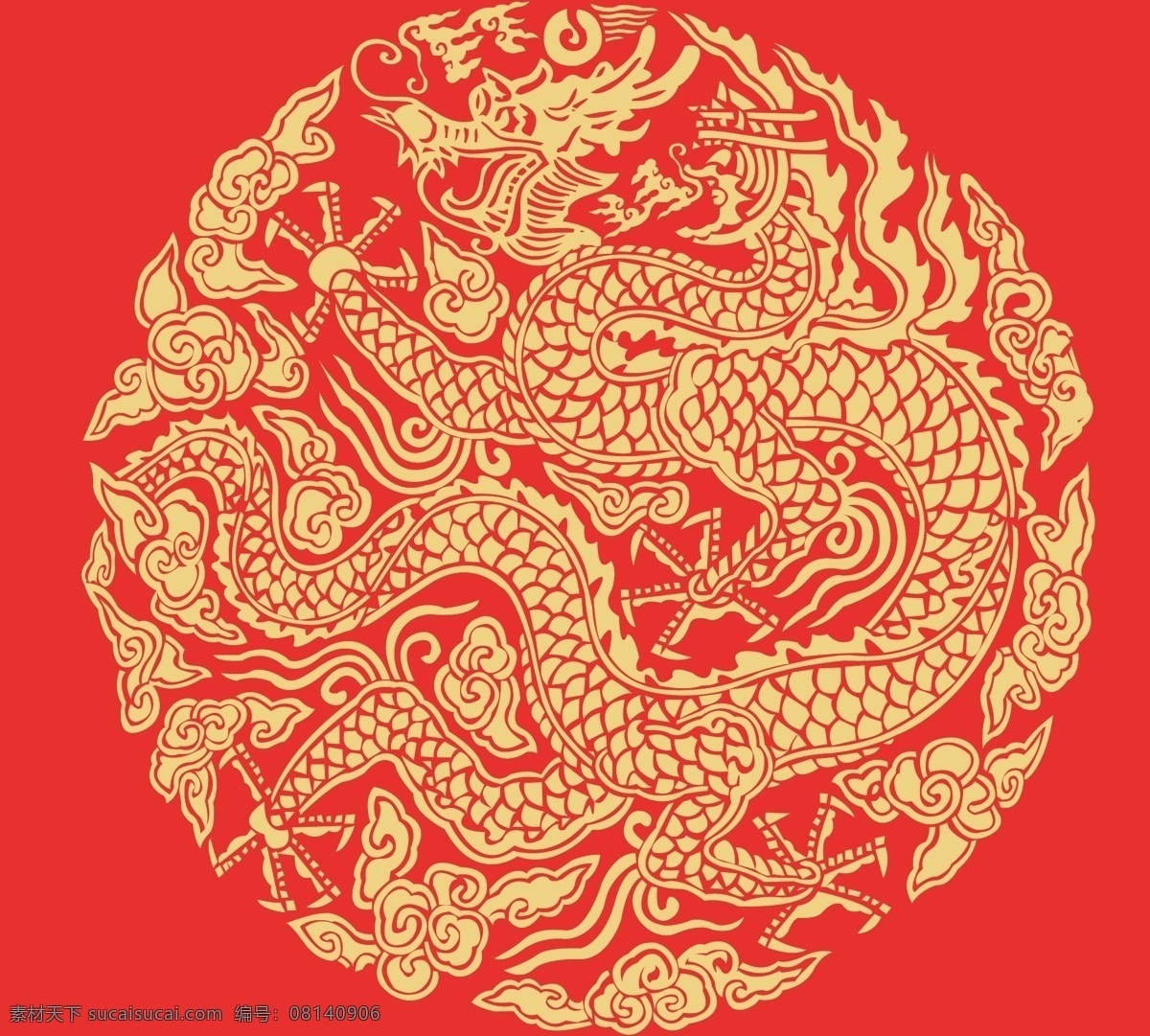 龙图 2012 春节 底纹 节日素材 龙年 龙形图纹 矢量 其他节日