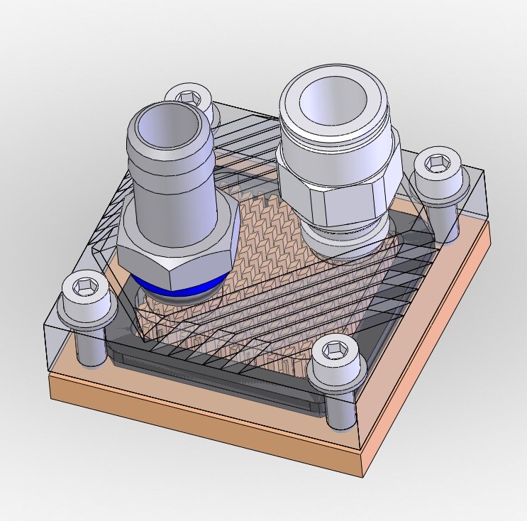 水冷却 cpu 系统 水 冷却 pc 3d模型素材 其他3d模型