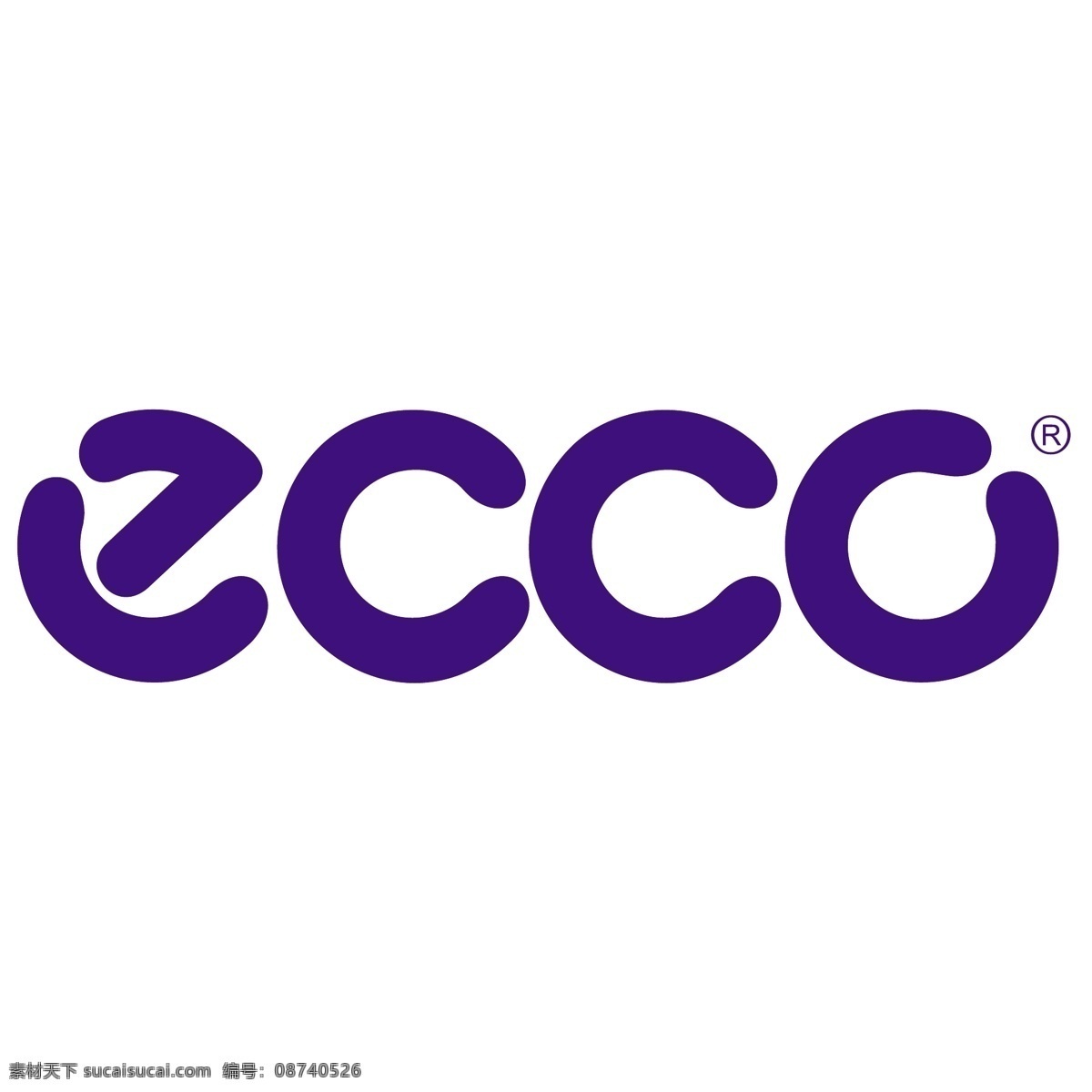 ecco 矢量标志下载 免费矢量标识 商标 品牌标识 标识 矢量 免费 品牌 公司 白色