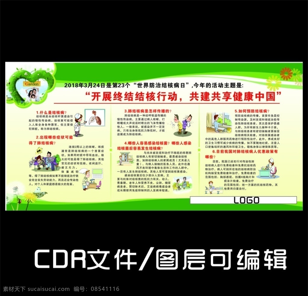 防治结核 结核病日 结核病知识 结核常识 结核展板 卫生 信息
