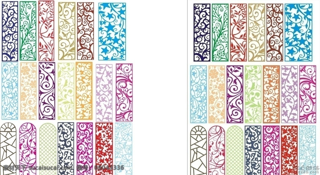 中式花纹 欧式花纹 窗花 窗 摄影模板 其他模板