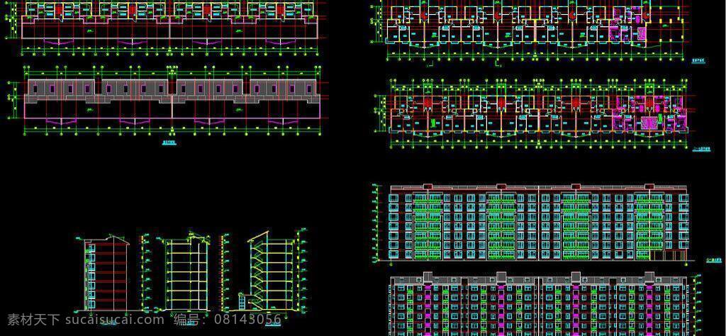 cad 公寓 户型 花园 环境设计 建筑设计 楼层 平面图 施工图 室内设计 2栋住宅楼1 7层平面 屋顶 夹层 平面 dwg 图纸 装修 装饰 住宅楼 宿舍楼 小区 样板房 标准层 标准间 昆明 银 苑 二期 规划 图 源文件 3d模型素材 cad施工图