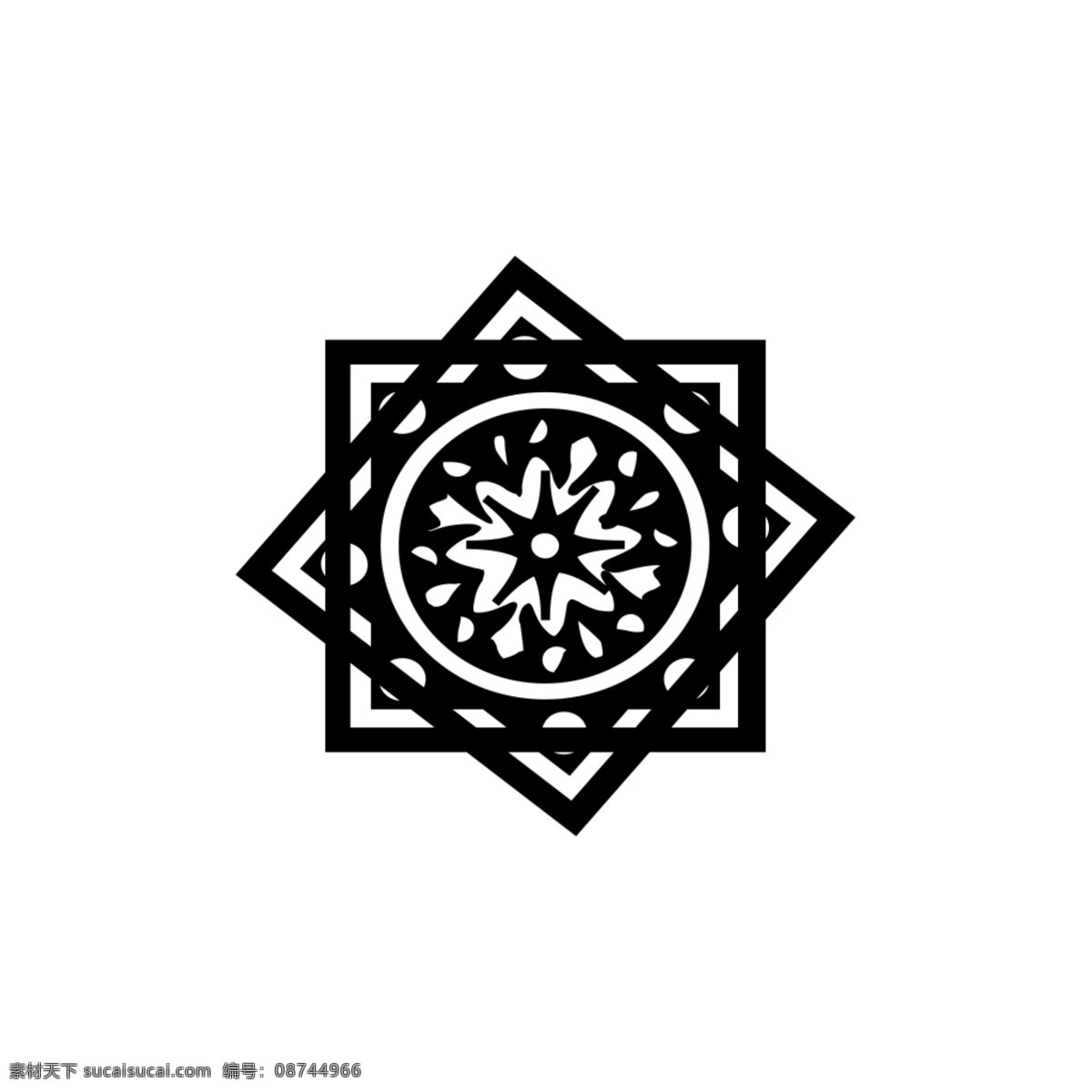 中国 风 矢量 黑白 花纹 装饰画 商用 花 黑白花纹 纹理 陶瓷纹理 中国风纹理 透明 底
