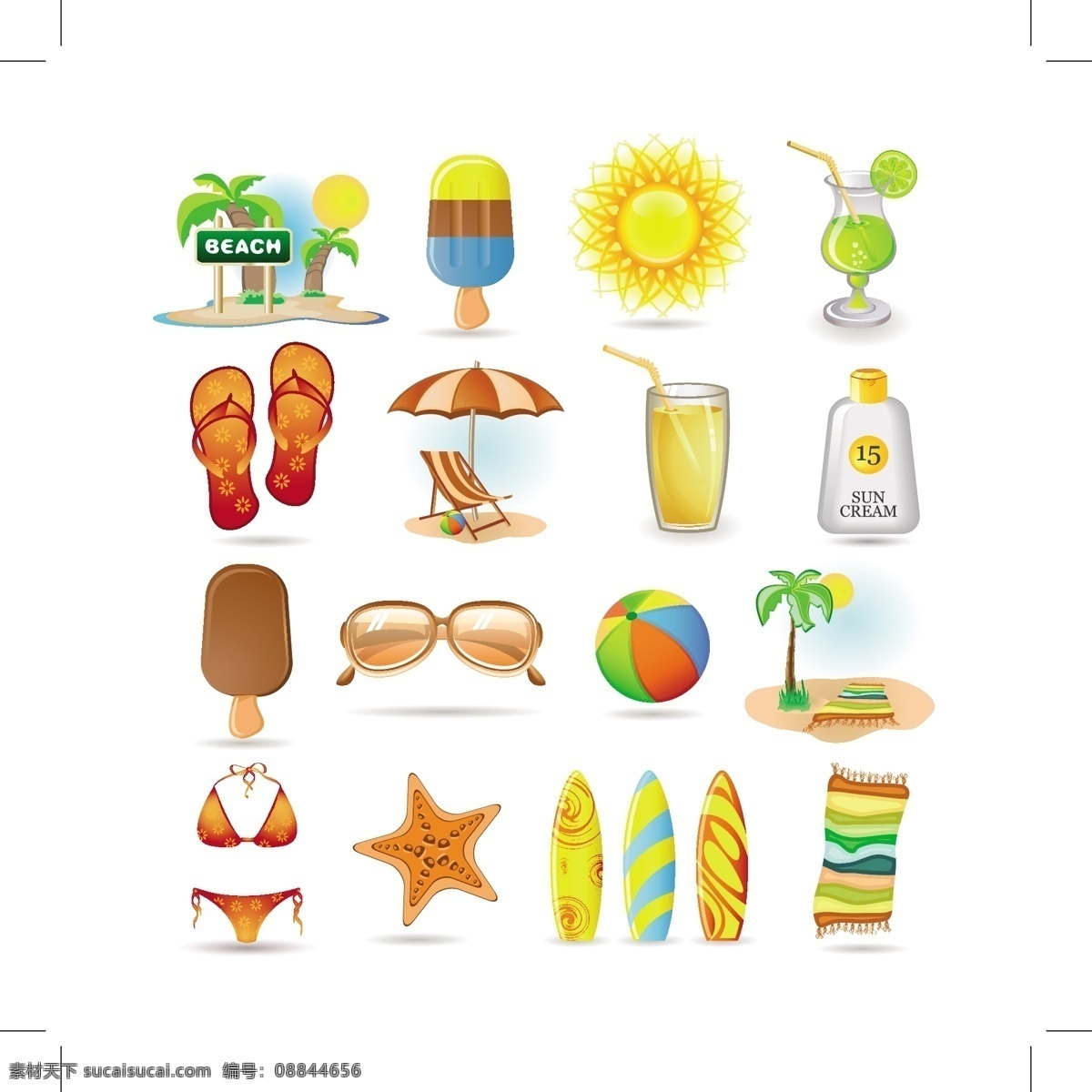 夏日图标矢量 室外 图标 夏天 夏天的图标 矢量 夏天图标矢量 夏季无夏图标 免费 卡通 集 风格 svg 矢量动画 夏季 矢量图 其他矢量图
