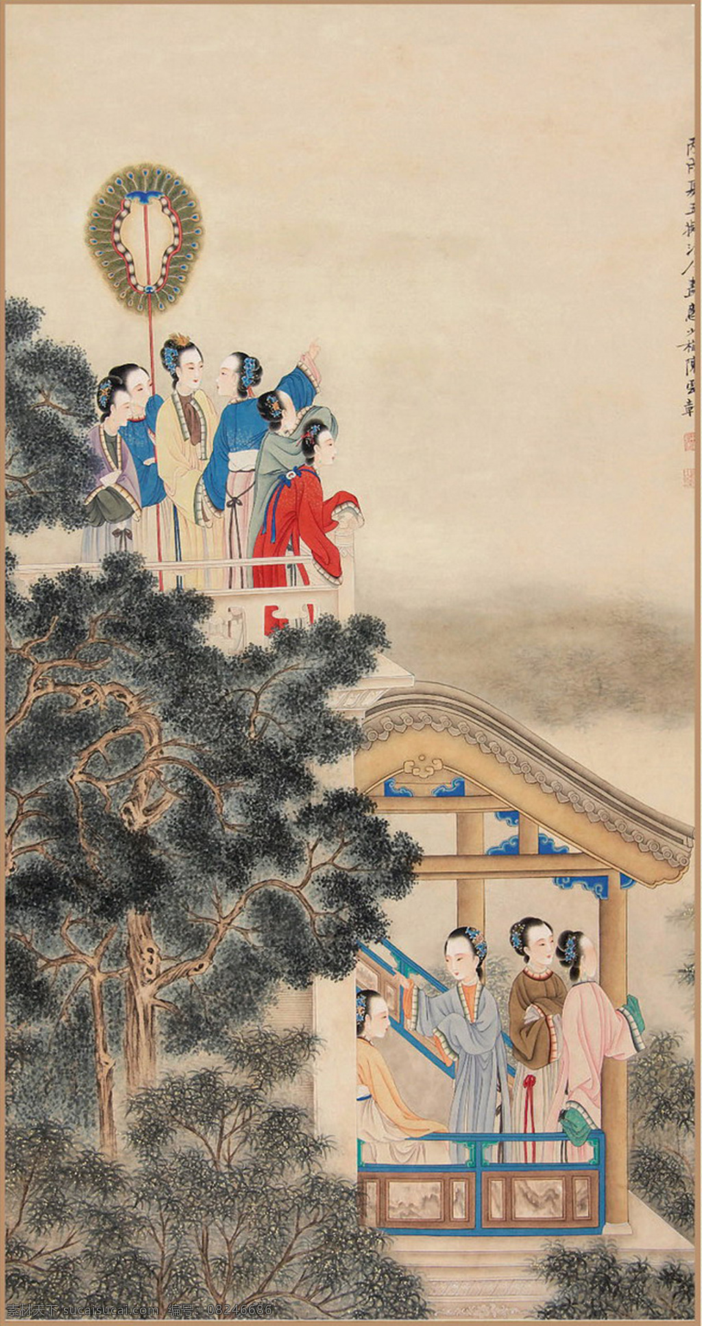 陈 达 近现代 山水画 精选 古画 近代绘画国画 书画 陈达 文化艺术
