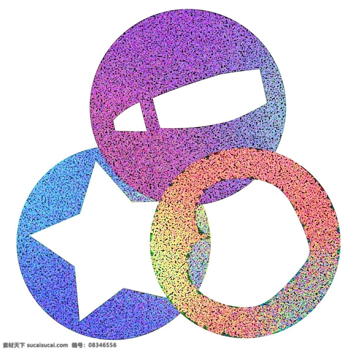 圆形 卡通 插画 ppt插画 目录