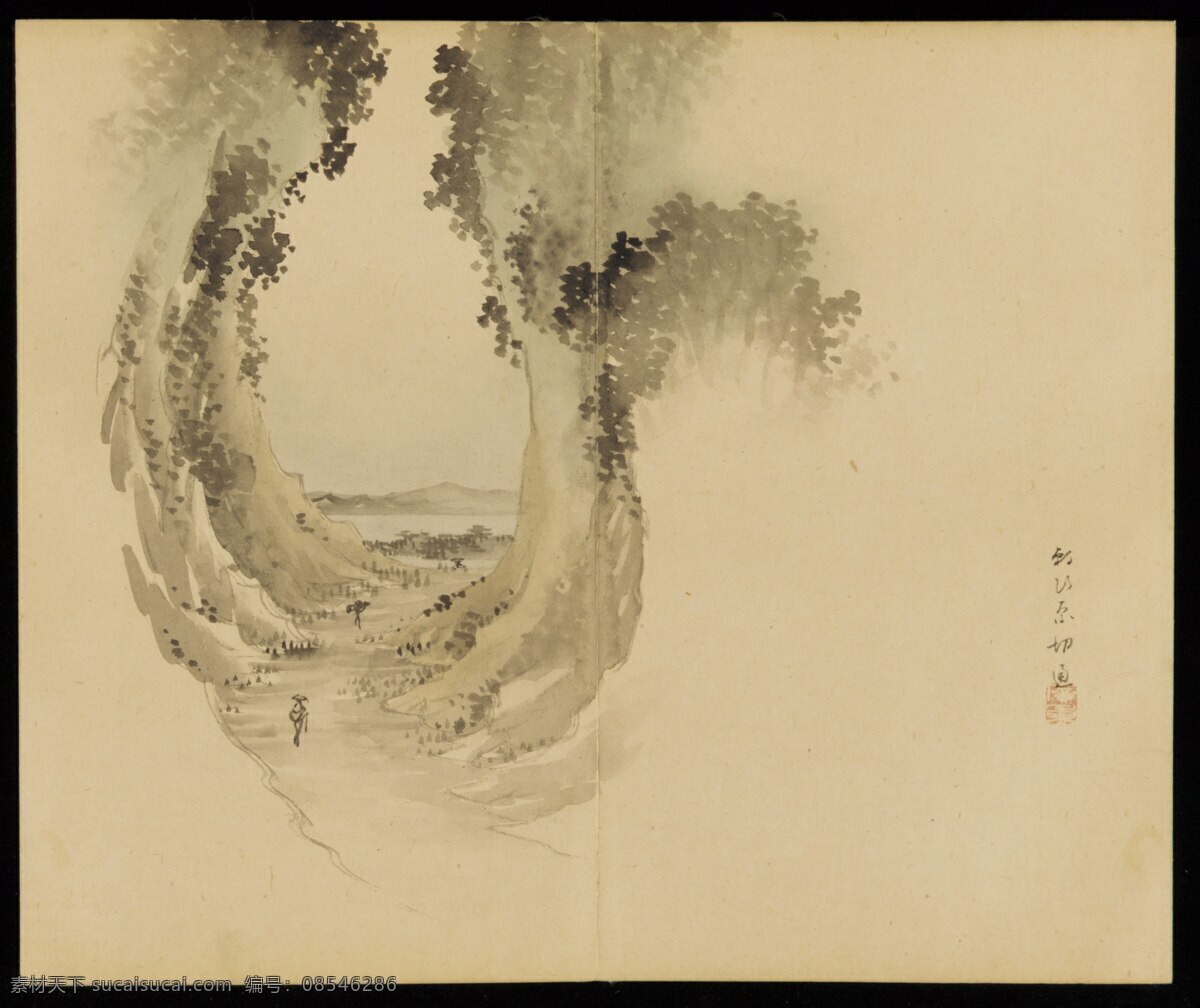 歌川广重版画 歌川广重 日式 浮世绘 和风 绘画 版画 经典 文化艺术 绘画书法