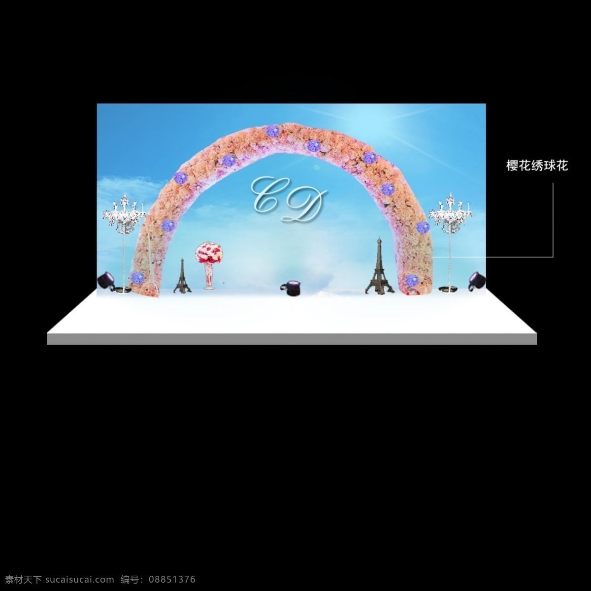 蓝色婚礼背景 蓝色背景 婚礼背景 蓝色迎宾背景
