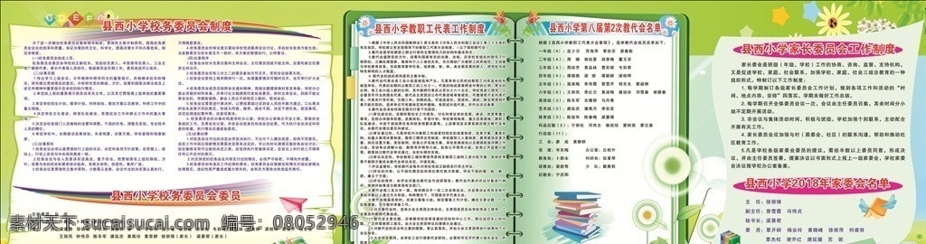 家委会制度 家委会 制度 委员会 工作 人员名单 展板模板