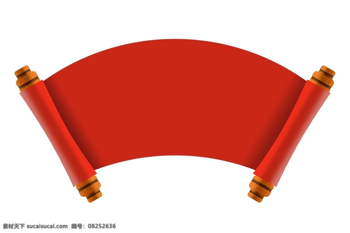 手绘 红色 卷轴 边框 插画 红色卷轴 中国风 中国风卷轴 手绘卷轴 红色卷轴边框 卷轴边框