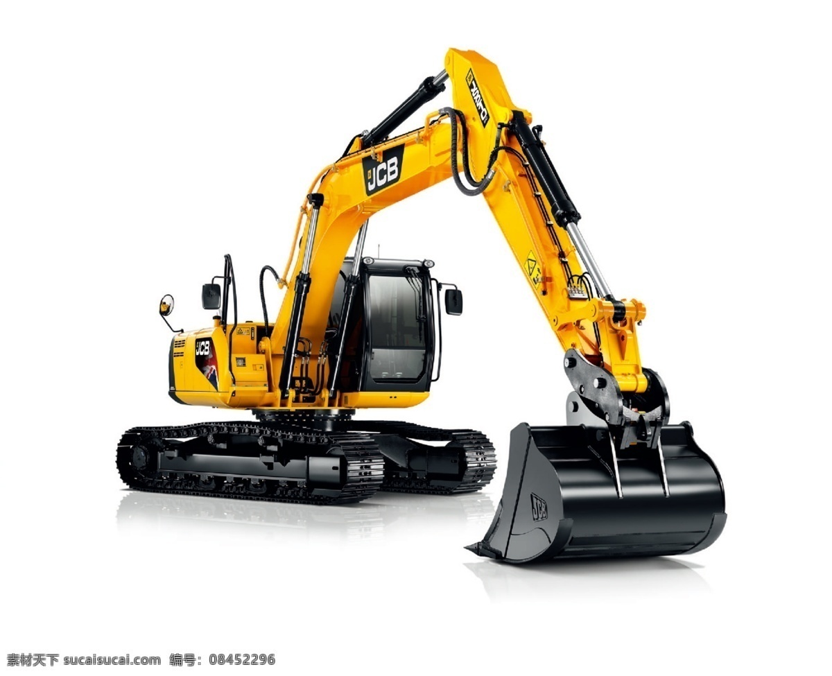 高清挖掘机 挖掘机 jcb 多功能 高清 推土机 农业生产 现代科技
