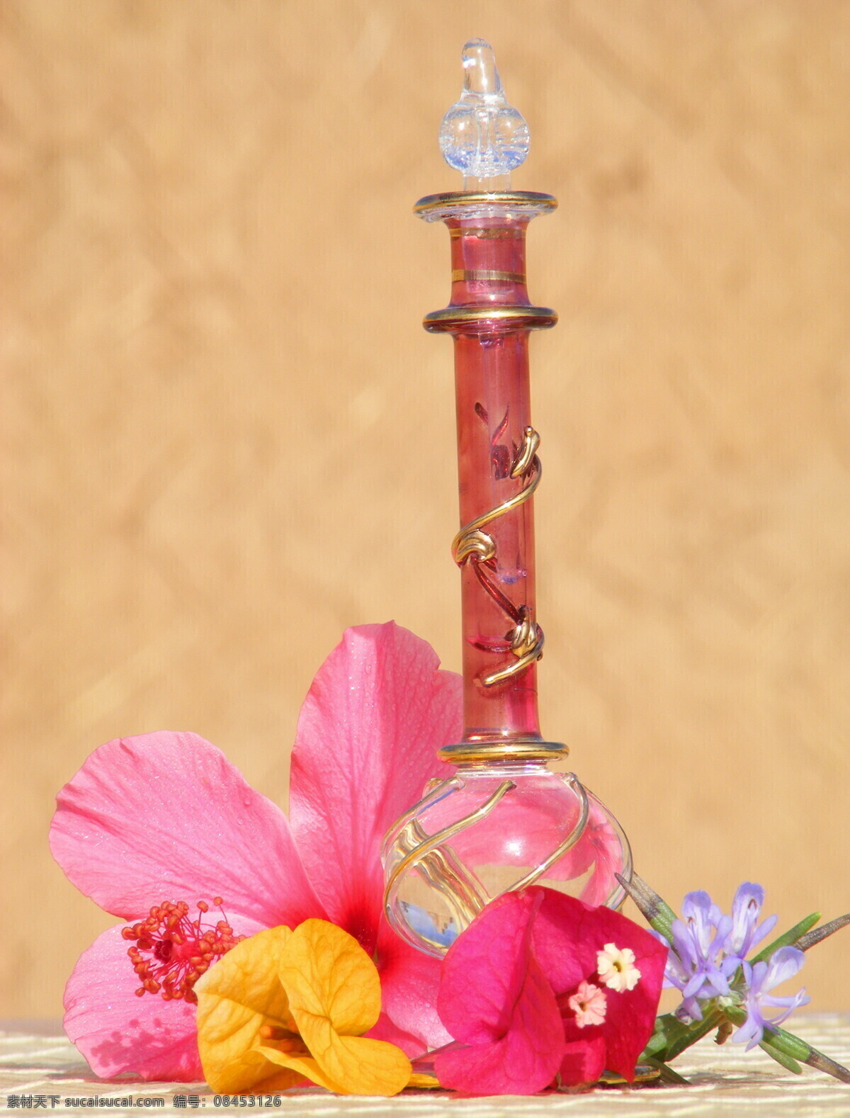 浪漫 神秘 花瓶 照片 鲜花 瓶子 静物 玻璃 鲜艳 生活用品 生活百科 黄色