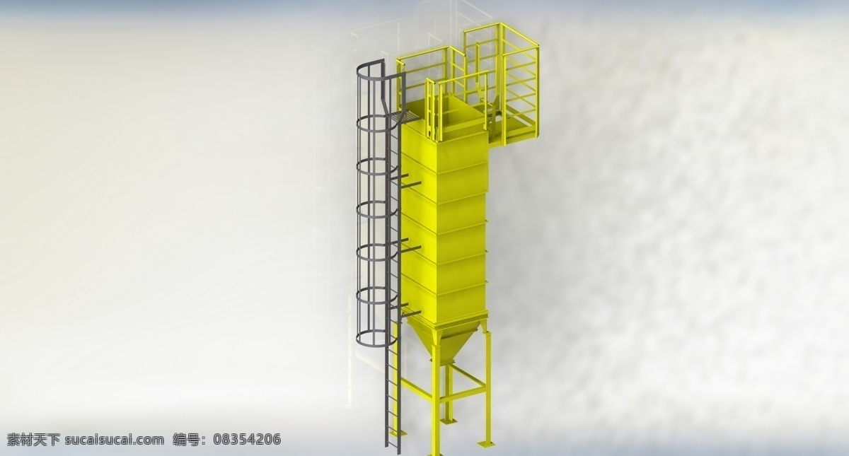 水泥 滤波器 工业设计 建筑 3d模型素材 建筑模型