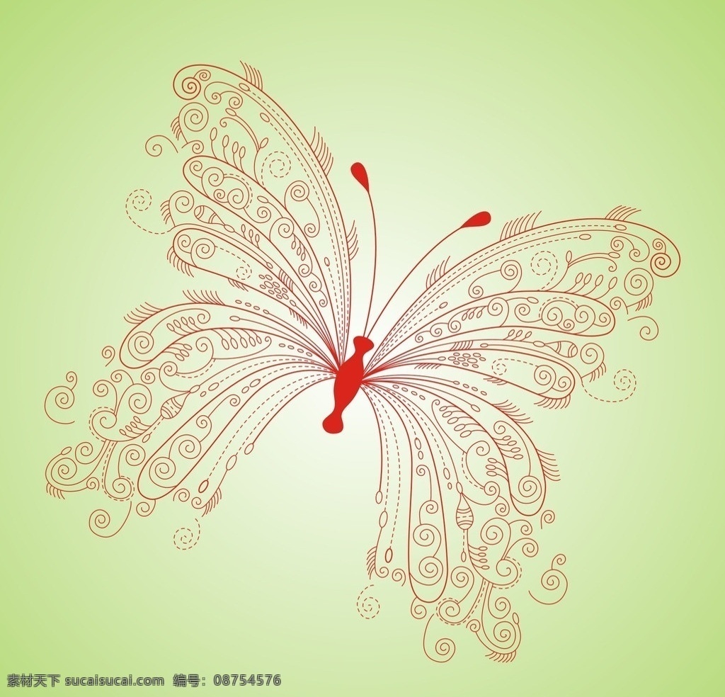 蝴蝶 蝴蝶矢量 生物 昆虫 卡通设计 生物世界 矢量