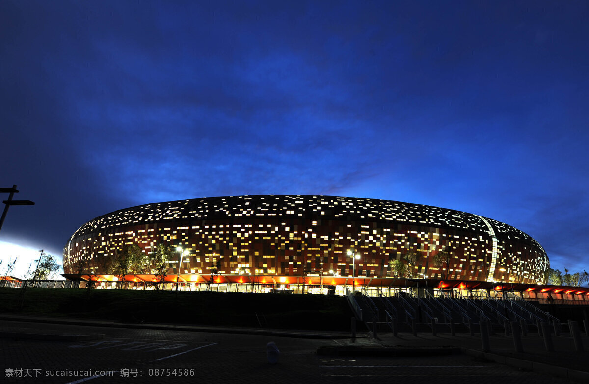 体育场 夜空 城市夜景 灯光璀璨 唯美 夜景 自然景观 建筑景观