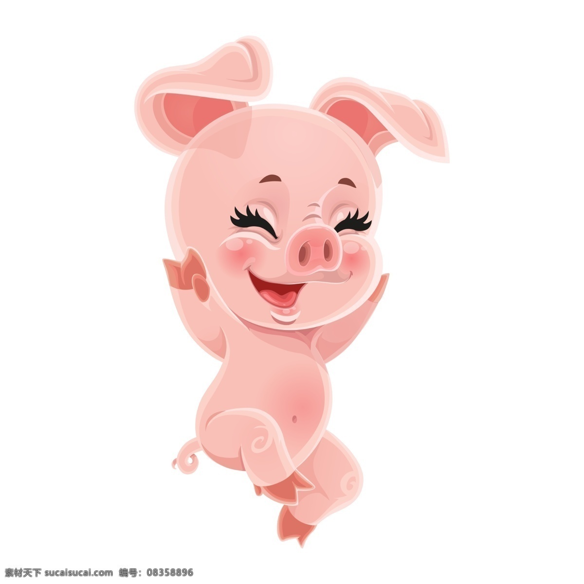 卡通猪 猪表情 可爱卡通 矢量猪 手绘猪 猪插画 可爱猪 猪动物 猪图标 猪姿势 猪动作 绘画猪 猪集合 猪元素 猪素材 矢量动物 猪矢量 乳猪 猪形象