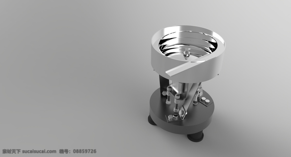 振动 给料机 工业设计 机械设计 3d模型素材 建筑模型
