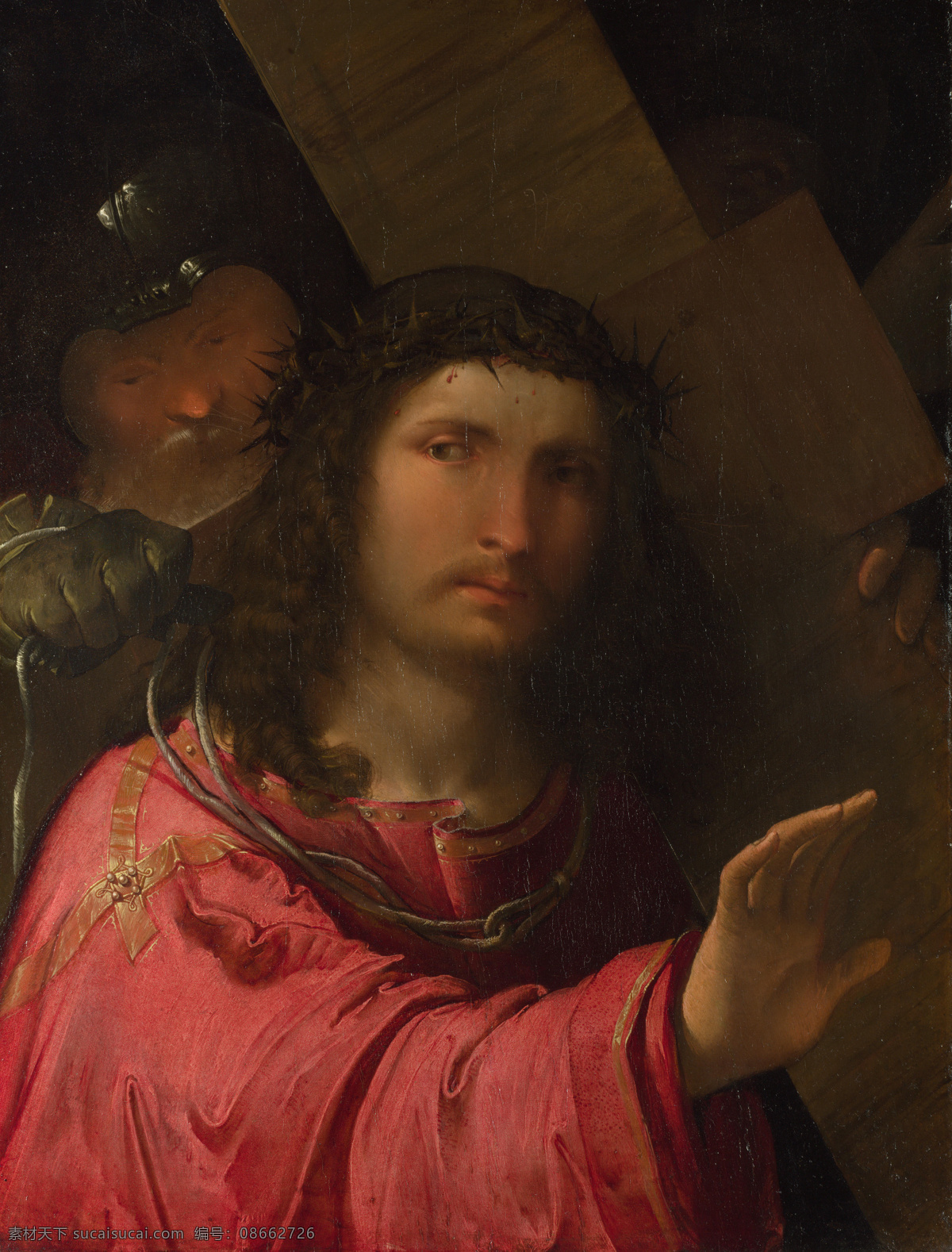上帝耶稣肖像 世界名画 油画 西方油画 西方文化 绘画艺术 基督教 宗教绘画 上帝 耶稣 肖像 书画文字 文化艺术 黑色