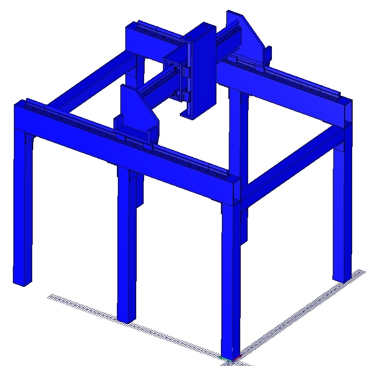 数控铣床 alpha 版本 diy 数控 stl 白色