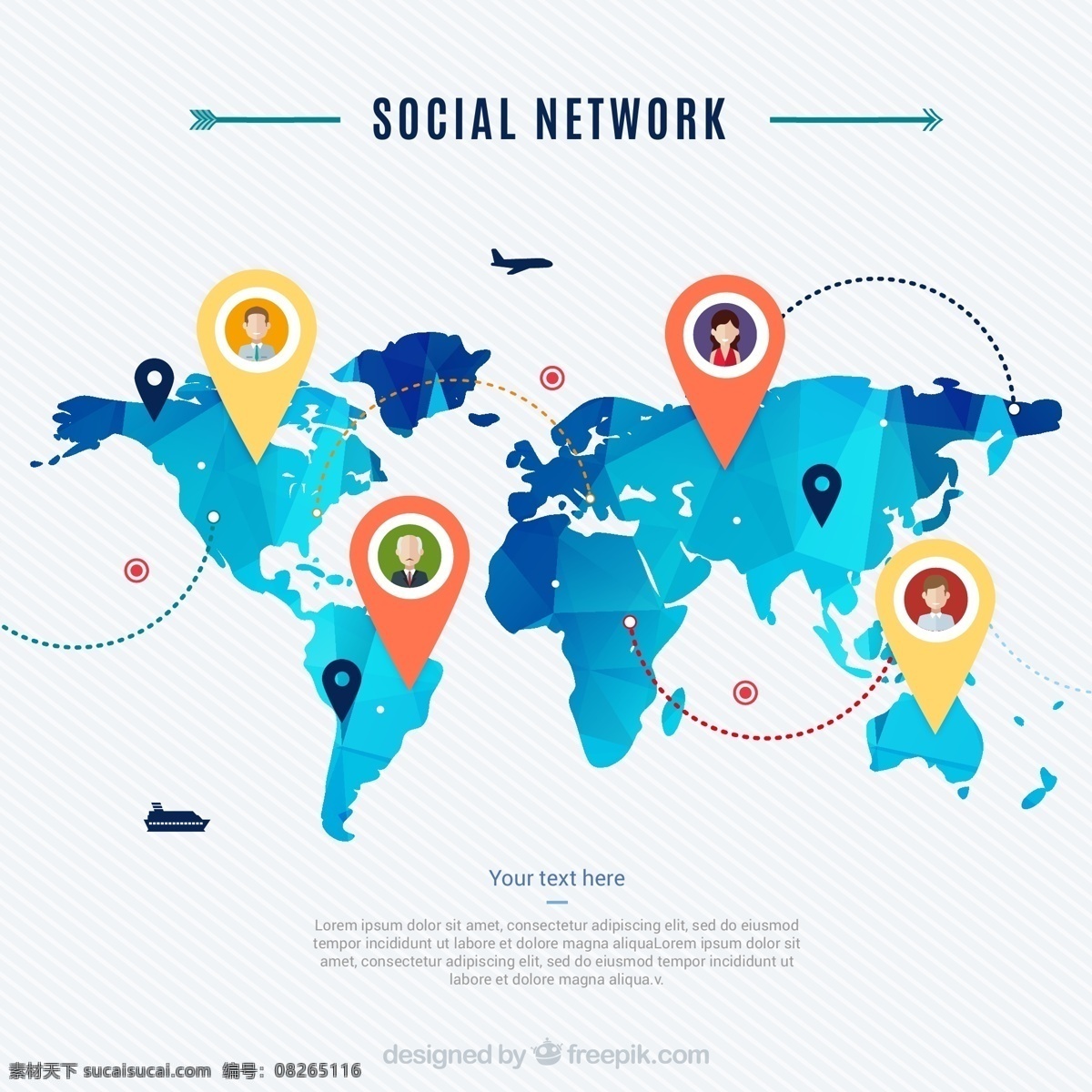 社交 网络 世界地图 矢量 世界 地图 标志图标 其他图标 白色