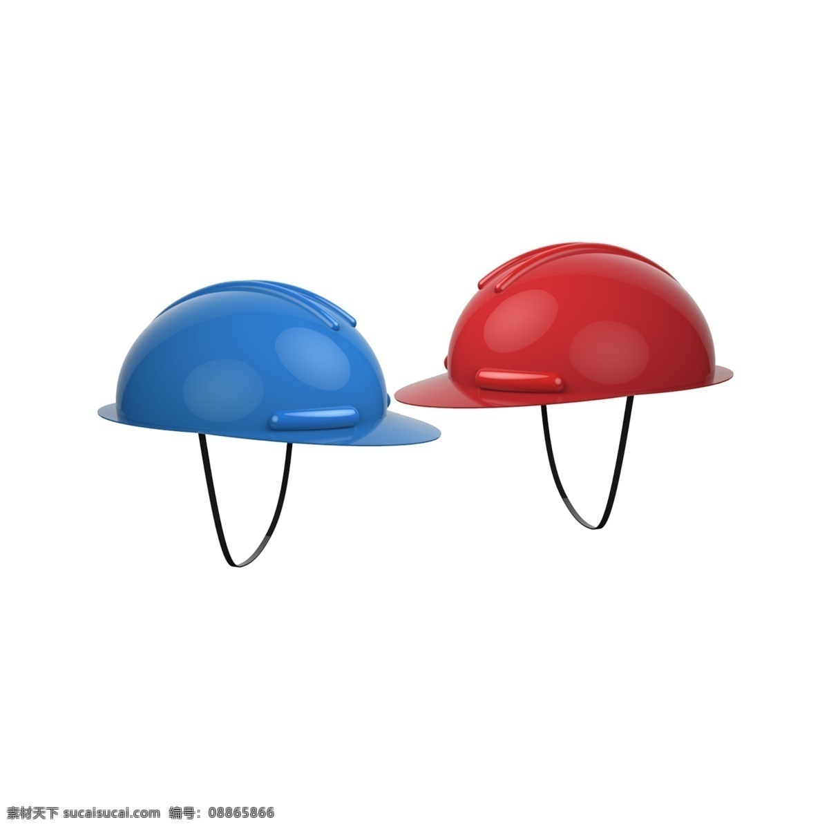 仿真 安全帽 免 抠 蓝色帽子 红色帽子 工地 危险