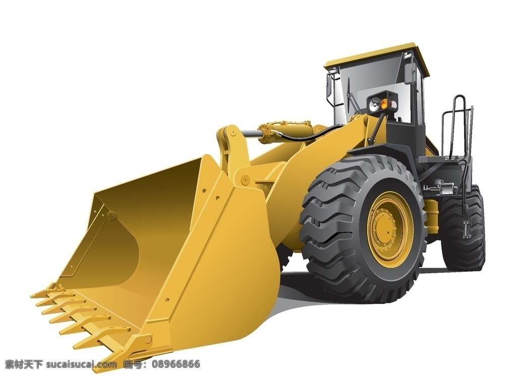 推土机矢量 推土机 工业推土机 bulldozer 施工车辆 共享设计矢量 现代科技 交通工具