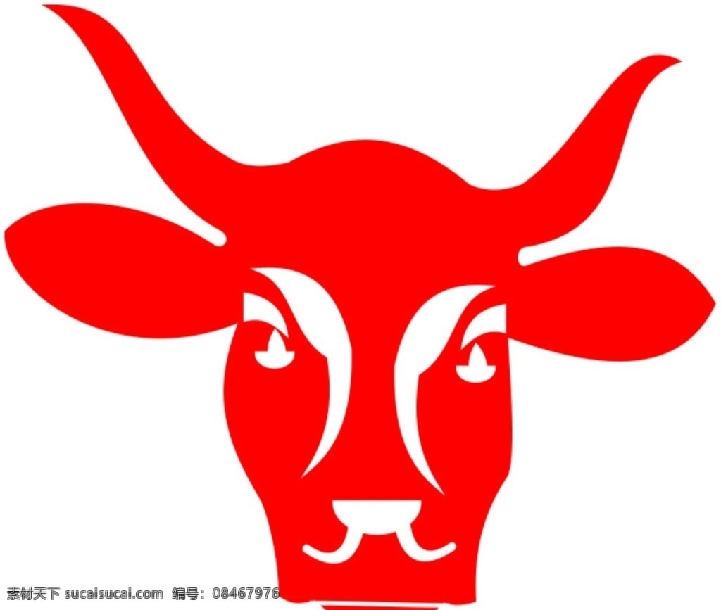 牛标志 牛 牛logo 标志设计 logo logo设计