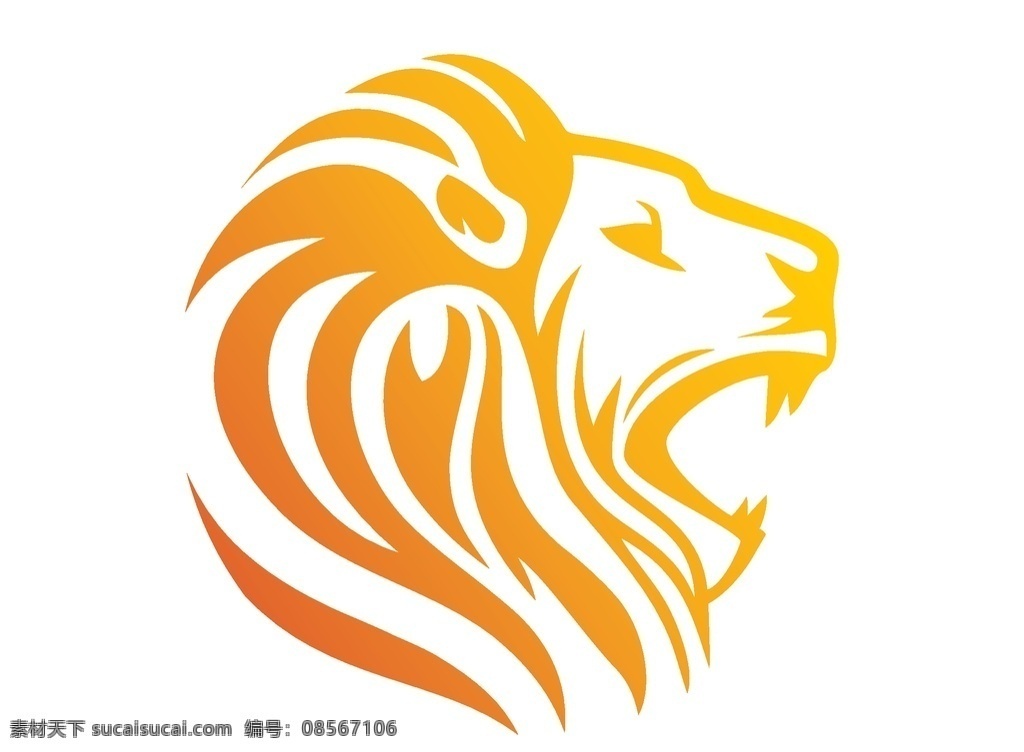 狮子 lion 涂鸦 动物图片 动物 矢量 ai矢量 生物世界 野生动物