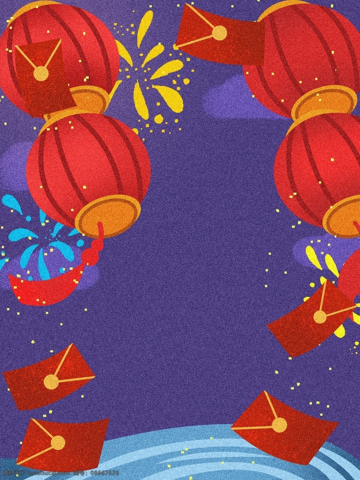 彩绘 灯笼 红包 元宵节 背景 红色 喜庆 背景图 创意 元宵佳节 烟花 新年背景 彩绘背景 背景展板 特邀背景 促销背景 背景展板图