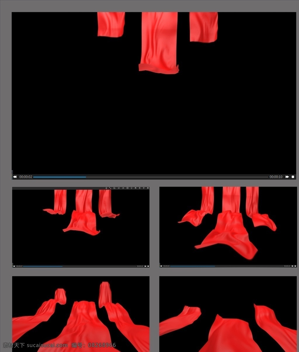 红 丝绸 飘动 转场 视频 红丝绸飘动 转场视频素材 丝绸动画 丝绸转场 转场素材 大红丝绸 多媒体 flash 动画 动画素材 mp4