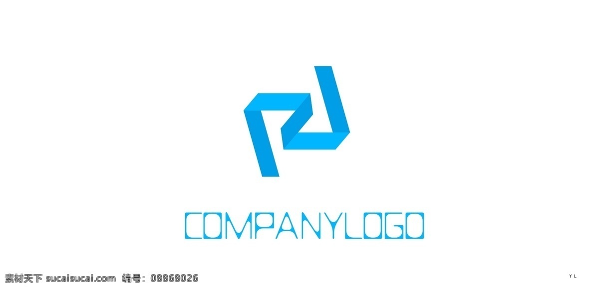 现代 简约 矢量图 logo pj