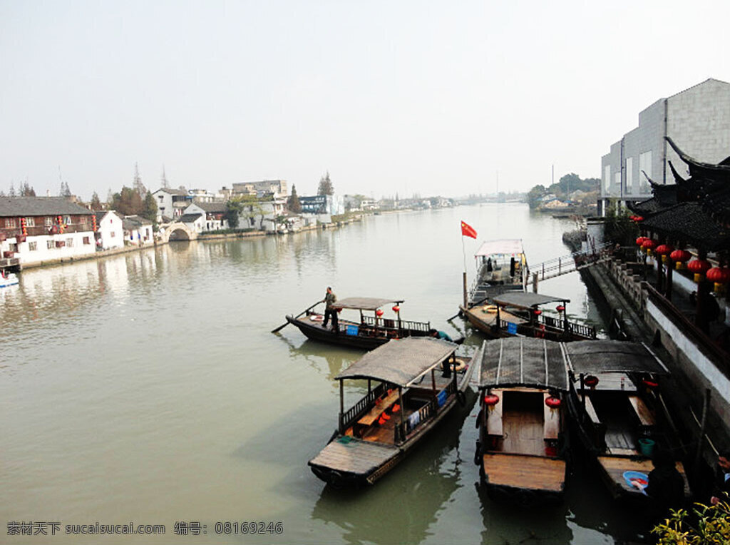 水上 船只 天空 白云 建筑 风景 生活 旅游餐饮