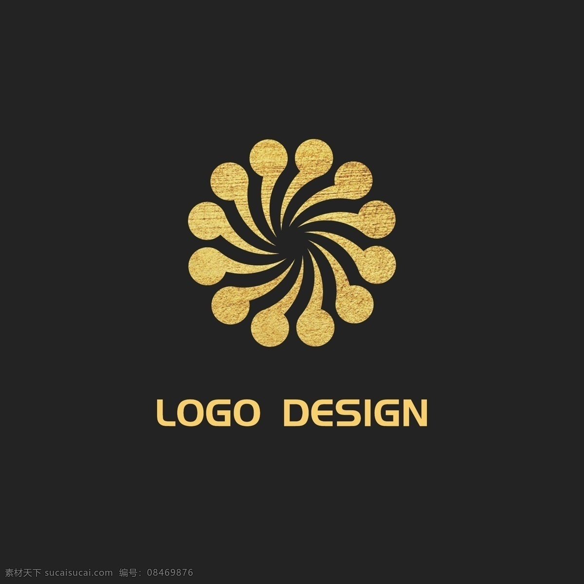 简约 logo 标志设计 企业 商业 花朵 文化 建筑 旋转