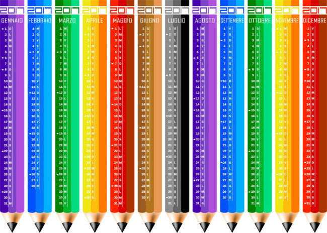 创意 铅笔 2017 年 日历 矢量 2017台历 月历表 台历表 鸡年 挂历 月历 模版 日历台历 创意铅笔