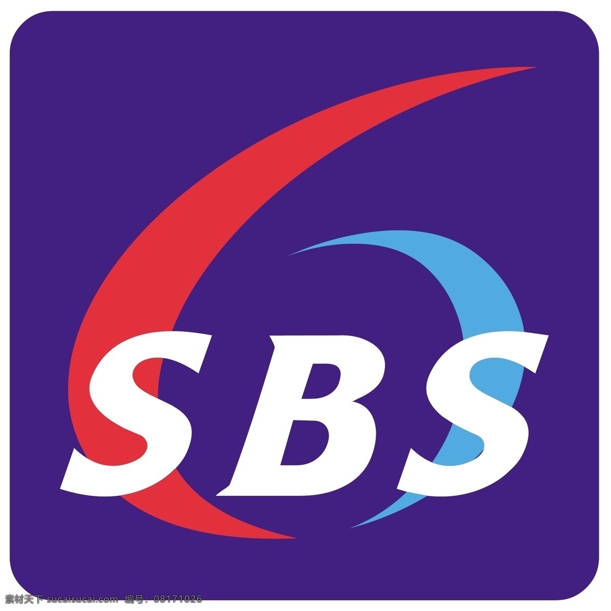 免费的sbs 6标志 标识 sbs 白色