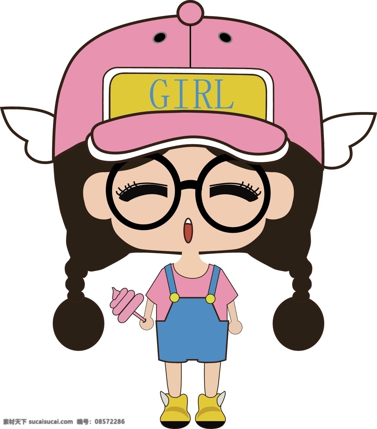 卡通阿拉蕾 阿拉蕾 阿拉蕾图片 卡通人物 萌 arale 儿童幼儿 iq博士 矢量素材 其他矢量 矢量