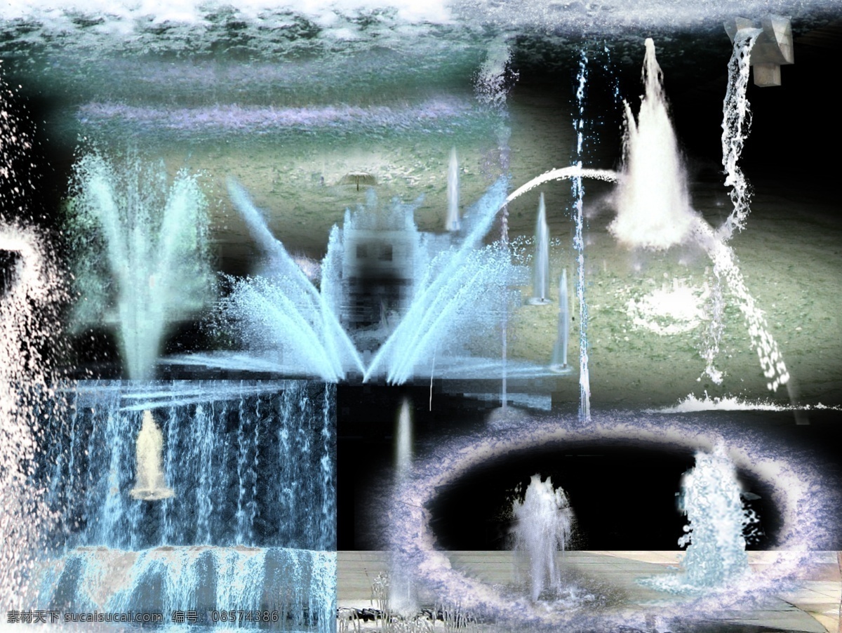 喷泉 水景 泉水 井泉 水 茶楼 咖啡馆 招聘