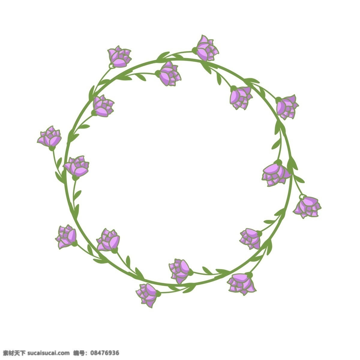 紫色 花朵 婚礼 边框 婚礼的边框 紫色的花朵 卡通的花朵 花朵的花环 婚礼的花环 婚礼装饰框