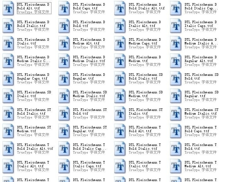 37 fleischmann tt系列字体 世界 佳 英文 商业 字体 全套 frutiger 系列 英文字体 字体下载 源文件 otf
