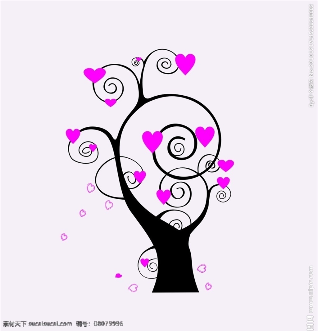 现代简约花纹 手提袋花纹 花边花纹 潮流花纹 现代花边底纹 桃心