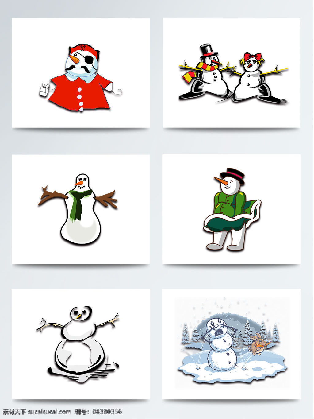卡通 形象 雪人 元素 图 png元素 奔跑的雪人 表情 创意 海贼王雪人 简笔画 可爱雪人 漫画风格 拟人化 一对雪人