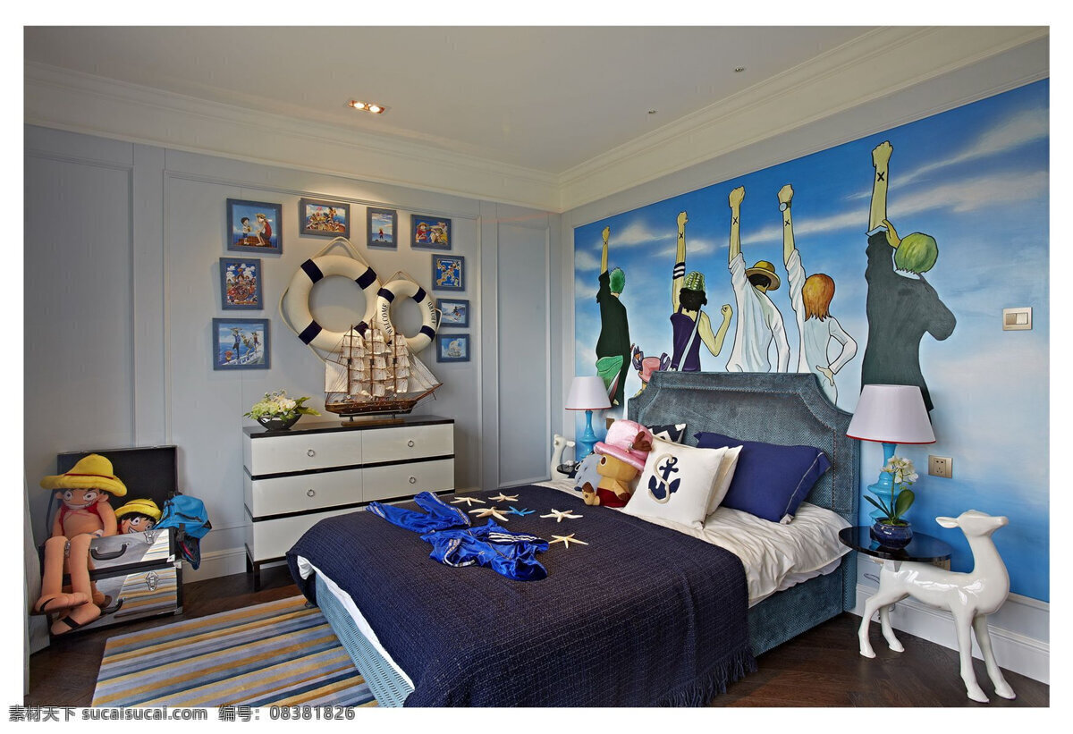 美式 儿童 卧室 装修 效果图 家居 家具 家具设计 空间设计 室内设计 室内装修 装修设计